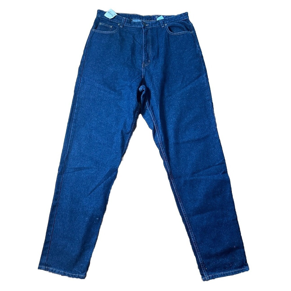 Vintage Eddie Bauer Women's Jeans Blue Denim Cotton High Rise Mom‎ Dark Wash 18T